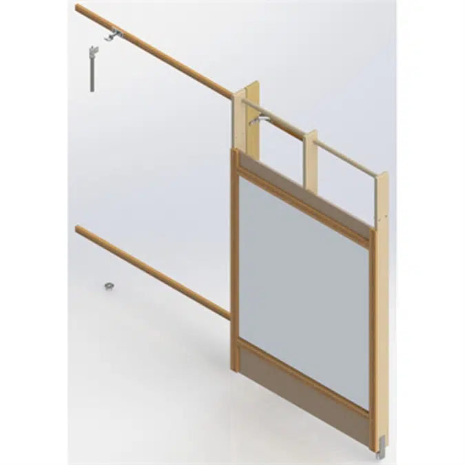 Wall Bar Mirrors UNISPORT, Right 