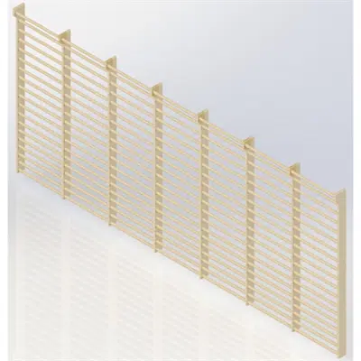 Wall Bars 19-bars DK 2510 mm 7 Modules için görüntü