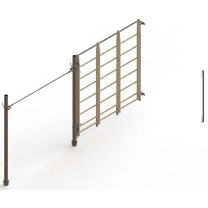 Swiveling bars   + steel bar