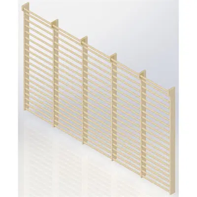 изображение для Wall Bars 19-bars DK 2510 mm 5 Modules