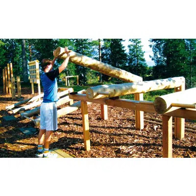 afbeelding voor Wooden Outdoor Gym Stock lifts