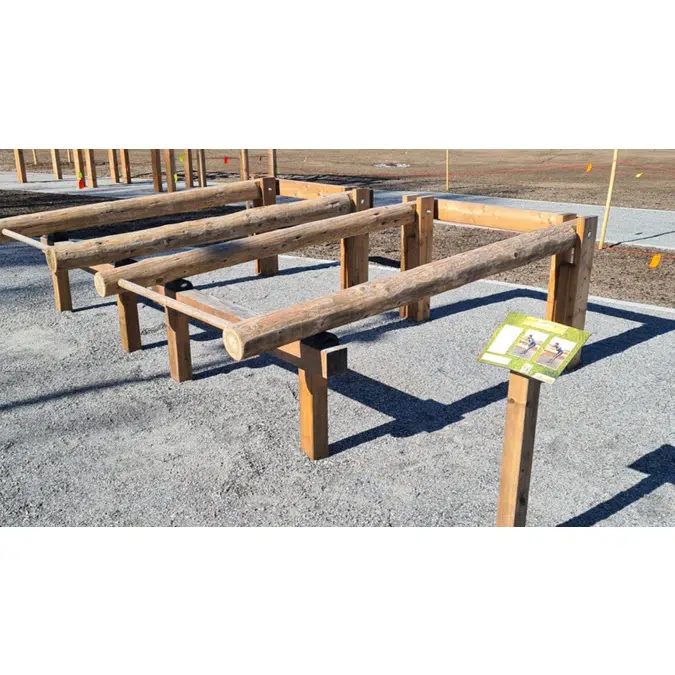 Wooden Outdoor Gym Medium Package