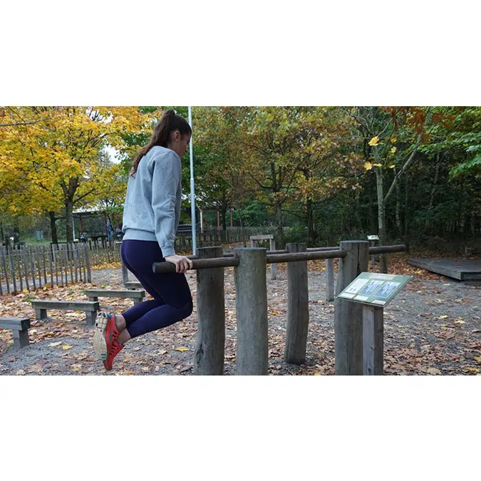 Wooden Outdoor Gym Bar