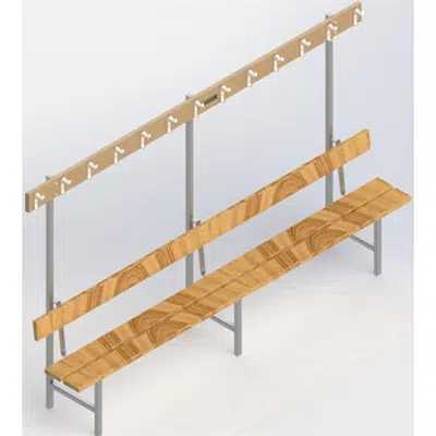 afbeelding voor Free-standing bench 2000 mm