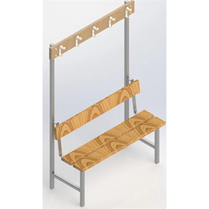 Free-standing bench 1500 mm