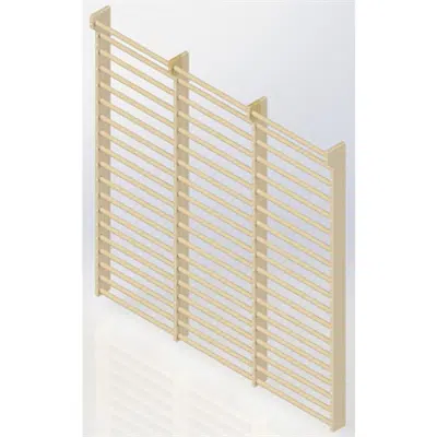 Image for Wall Bars 19-bars DK 2510 mm 3 Modules