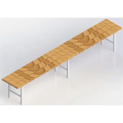 afbeelding voor Free-standing sitting bench  2500