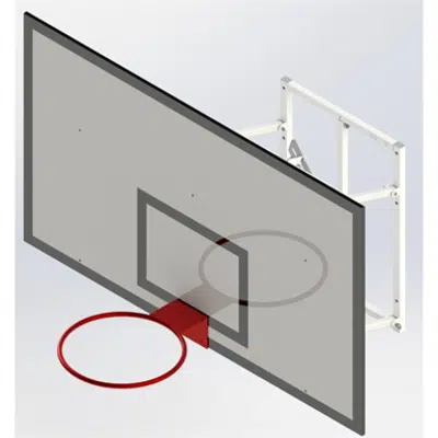 Upward Hinged, Practice Basketball Goall UNISPORT 800 이미지