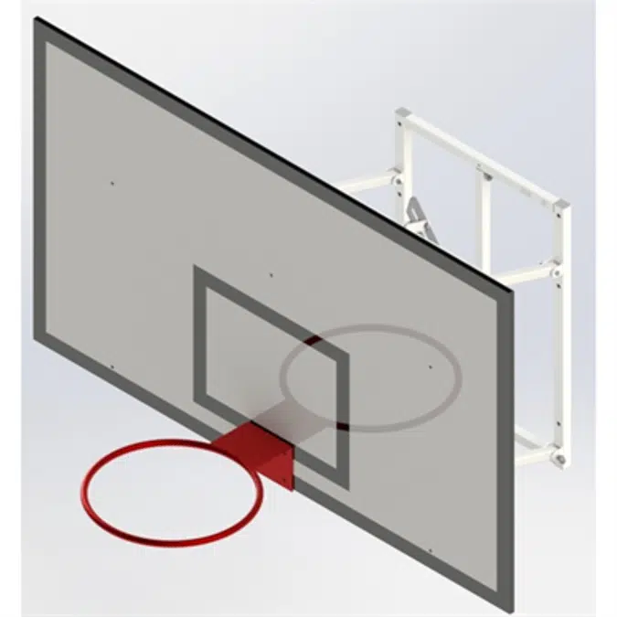 Upward Hinged, Practice Basketball Goall UNISPORT 800