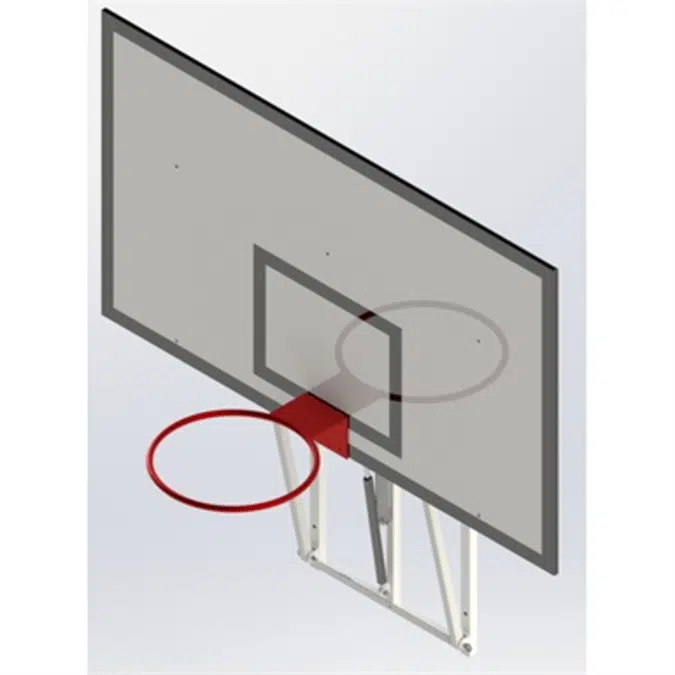 Upward Hinged, Practice Basketball Goall UNISPORT 800