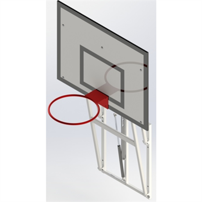 Upward Hinged, Practice Basketball Goall UNISPORT  1200