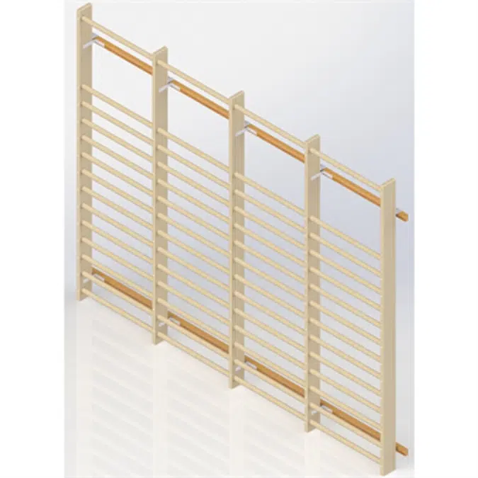 Wall Bars UNISPORT High 2475 mm 4 Modules