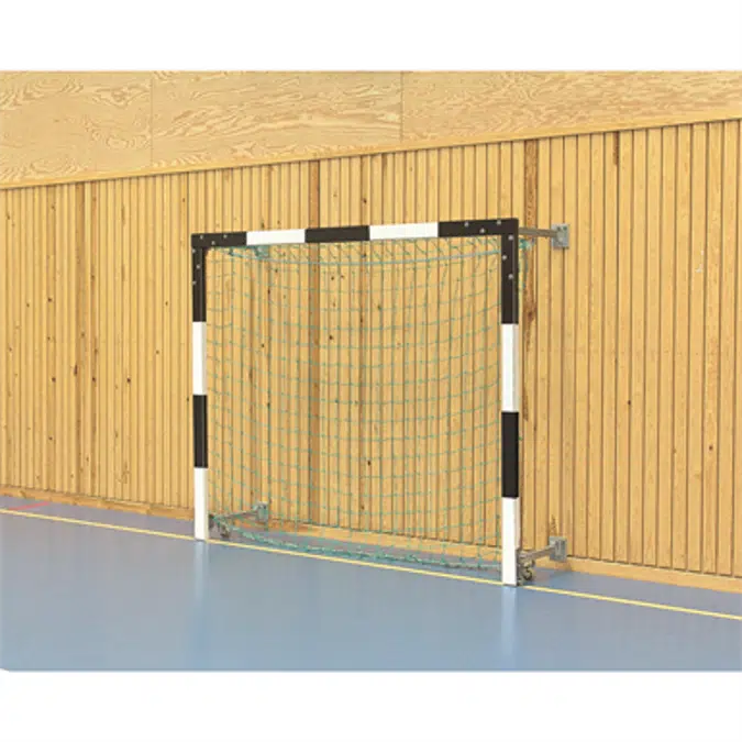 Minihandball goal, pivoting 