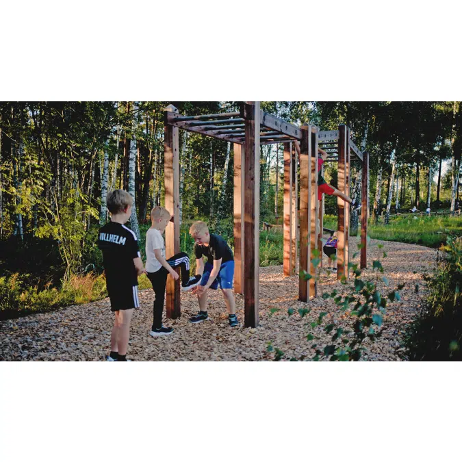 Wooden Obstacle Course Medium Package