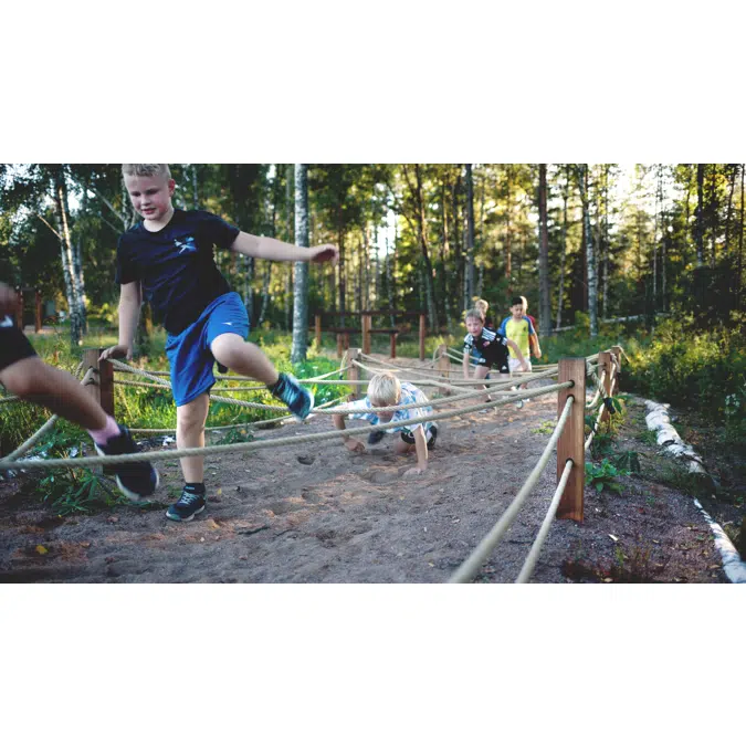 Wooden Obstacle Course Medium Package