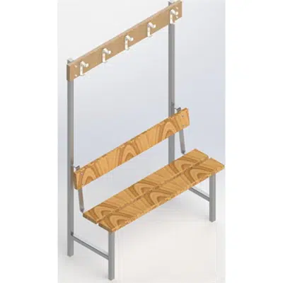 Free-standing bench 1000 mm图像