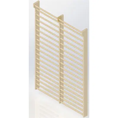 imagen para Wall Bars 19-bars DK 2510 mm 2 Modules