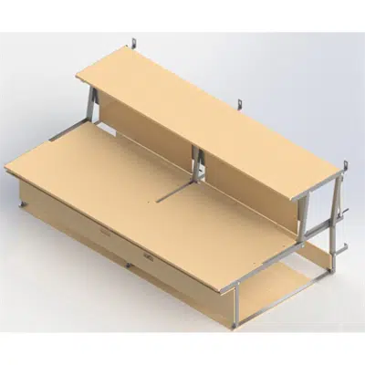 Image for Foldable  Bleachers  UNISPORT, 2-rows