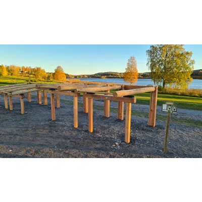 afbeelding voor Wooden Outdoor Gym Small Package