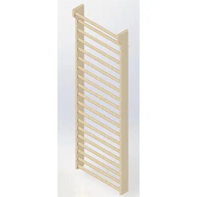 Image for Wall Bars 19-bars DK 2510 mm 1 Module