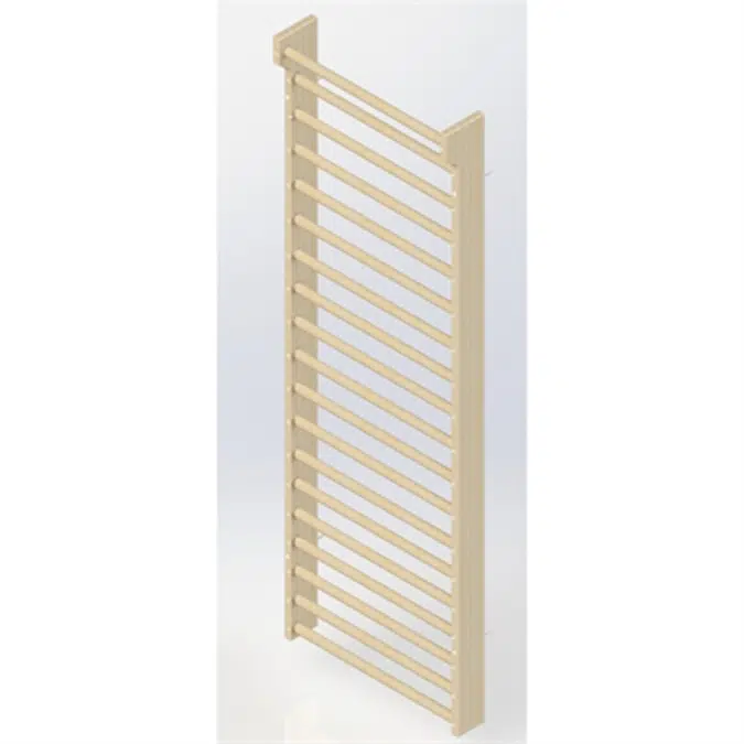 Wall Bars 19-bars DK 2510 mm 1 Module