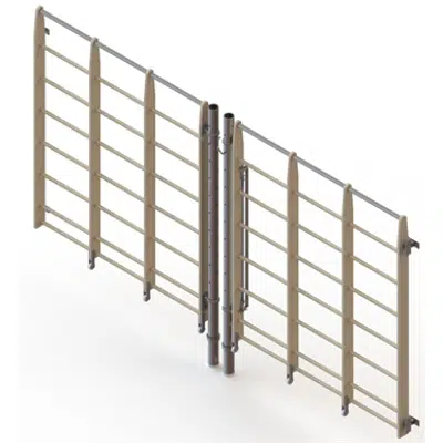 Immagine per Swiveling bars   + steel bar + wood beam 