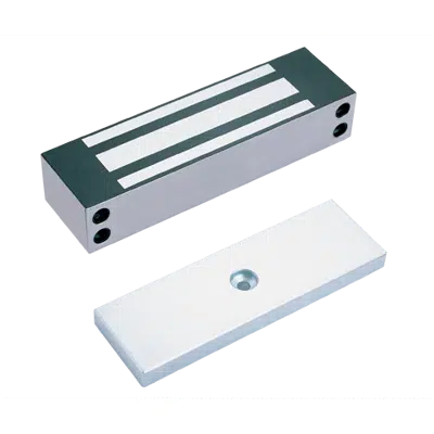 Stainless steel Electromagnetic Locking - HQMAG 5000S 6+ (7500N) a true and massive stainless steel IP67 weatherproof for gates or heavy doors, whether motorised or not - Side Mounting图像