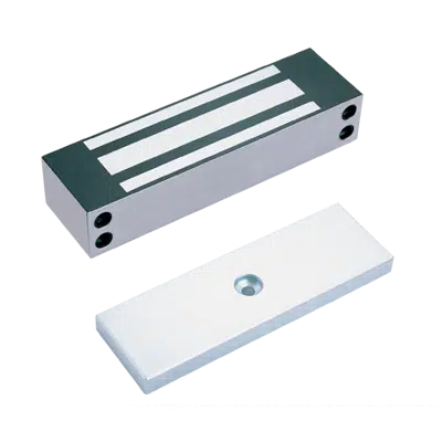 Image for Stainless steel Electromagnetic Locking - HQMAG 5000S 6+ (7500N) a true and massive stainless steel IP67 weatherproof for gates or heavy doors, whether motorised or not - Side Mounting