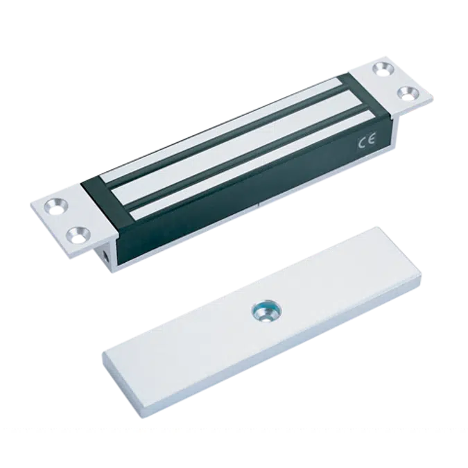 Mortise Electromagnetic Locking - HQMAG 30M  Grade 2+ ((≲ 1 800N) is part of the "compact" range. It is specifically designed for light or glazed doors.