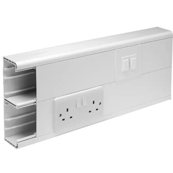 BIM objects - Free download! Twin Plus Trunking PVC-U | BIMobject