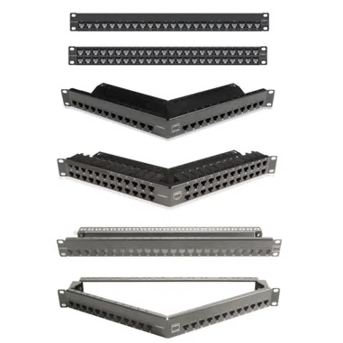 Z-MAX 6A Patch Panels (Flat and Angled)