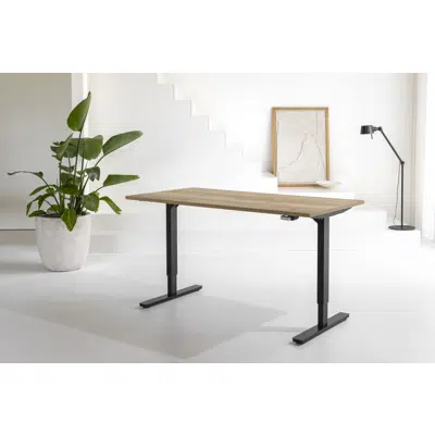 Image for Handle manual adjustable office desk frame