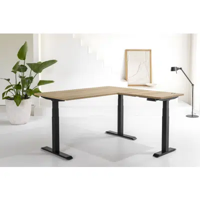 Image for Twist height adjustable triple motor office desk frame