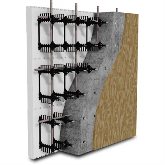 BIM objects - Free download! BuildBlock Hardwall Concrete Faced (ICFs ...