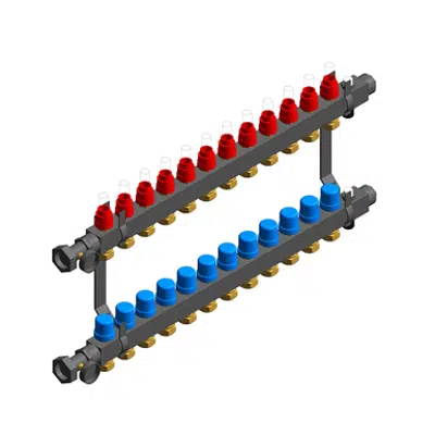 Image for UFH - UNDERFLOOR HEATING MANIFOLD - STAINLESS STEEL