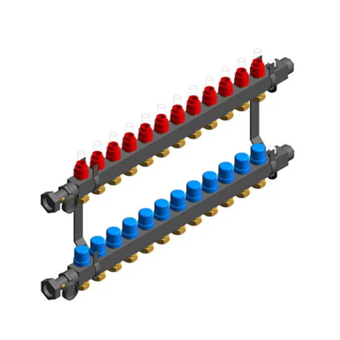 UFH - UNDERFLOOR HEATING MANIFOLD - STAINLESS STEEL