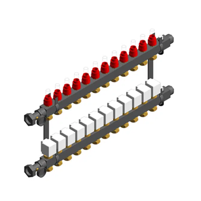 UFH - UNDERFLOOR HEATING MANIFOLD - STAINLESS STEEL