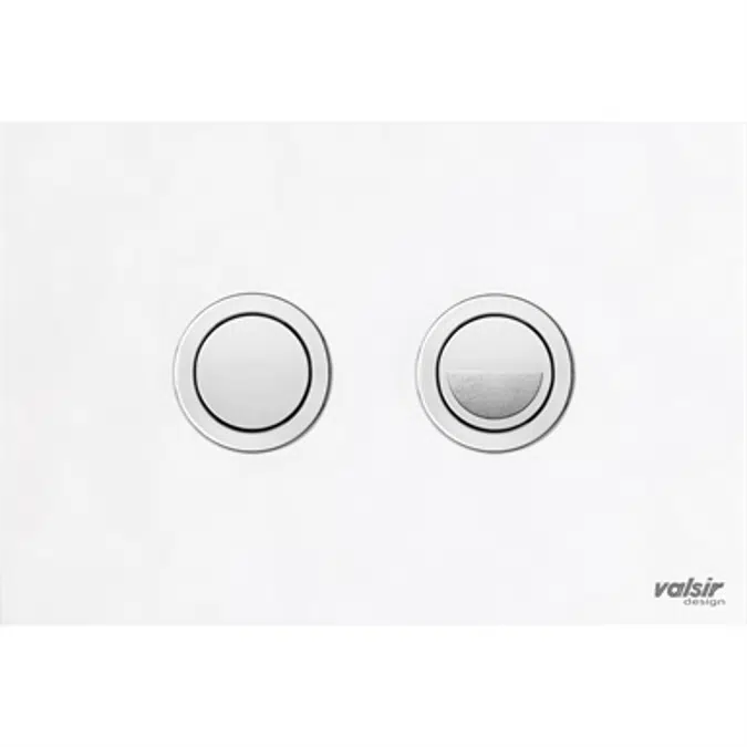 PUSH PLATES WC - BLACK&WHITE