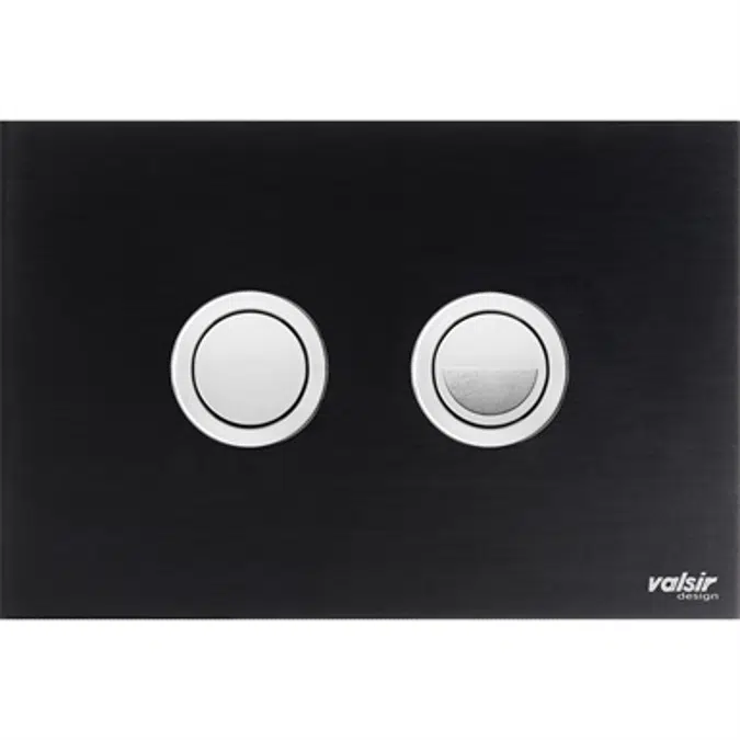 PUSH PLATES WC - BLACK&WHITE