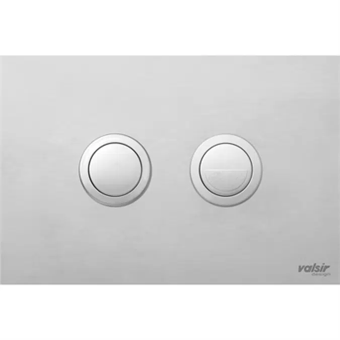 PUSH PLATES WC - INOX