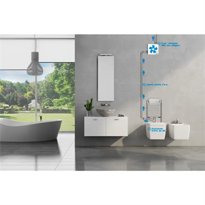 VALSIR TROPEA S FLUSH CISTERNS WITH ARIAPUR