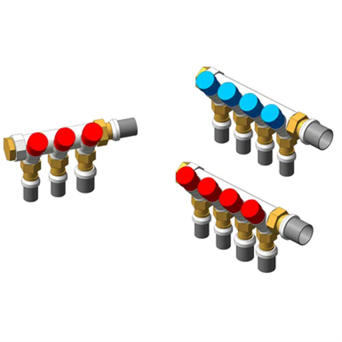 VALSIR NICKEL-PLATED MANIFOLDS