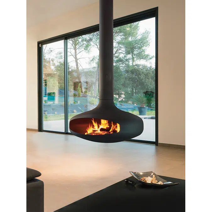 Domofocus - Indoor Suspended Rotating Fireplace