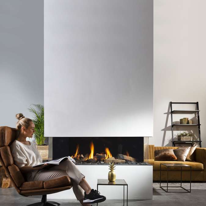 Summum 140 3/S 3-Sided Gas Fireplace