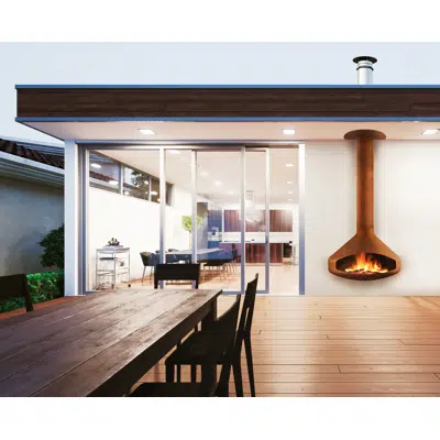 画像 Paxfocus - Outdoor Outdoor Wood Fireplace