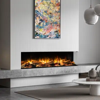 画像 E-FX 1500: Corner Style Electric Fireplace