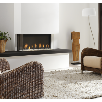 Image for Trisore 95 3-Sided Gas Fireplace