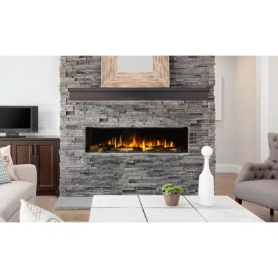 画像 Signal 60 Electric Fireplace, Single-Sided