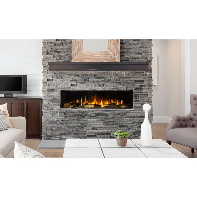 Signal 60 Electric Fireplace, Single-Sided