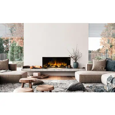 Signal 40 Electric Fireplace, Single-Sided图像